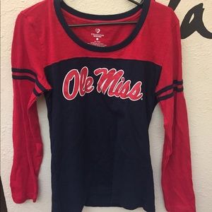 Ole Miss long sleeve tee shirt
